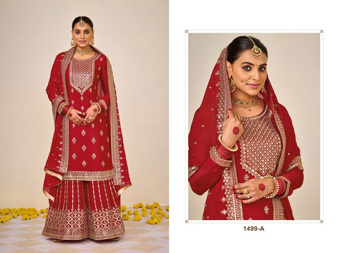 1499 Master Color Set Wedding Salwar SUits Catalog
